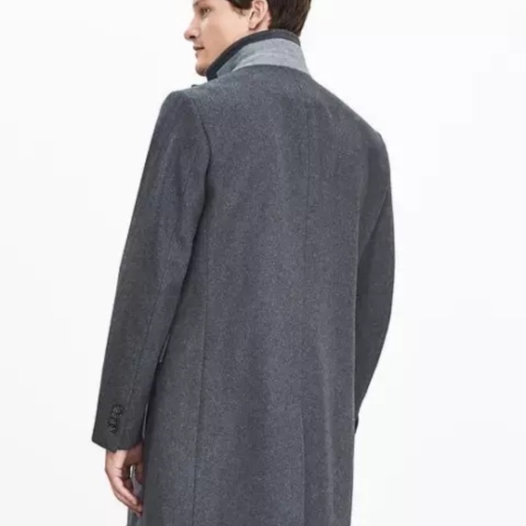 Mens Layered Topcoat Banana Republic - Picture 9 of 10